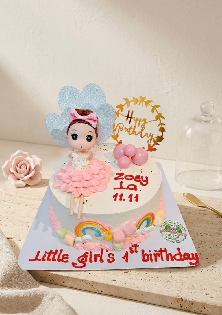 Rainbow Sponge Cake